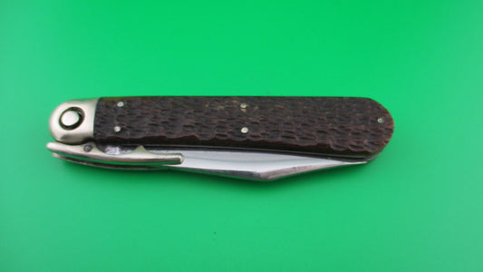 PRESS BUTTON KNIFE CO The VICTOR Antique switchblade knife
