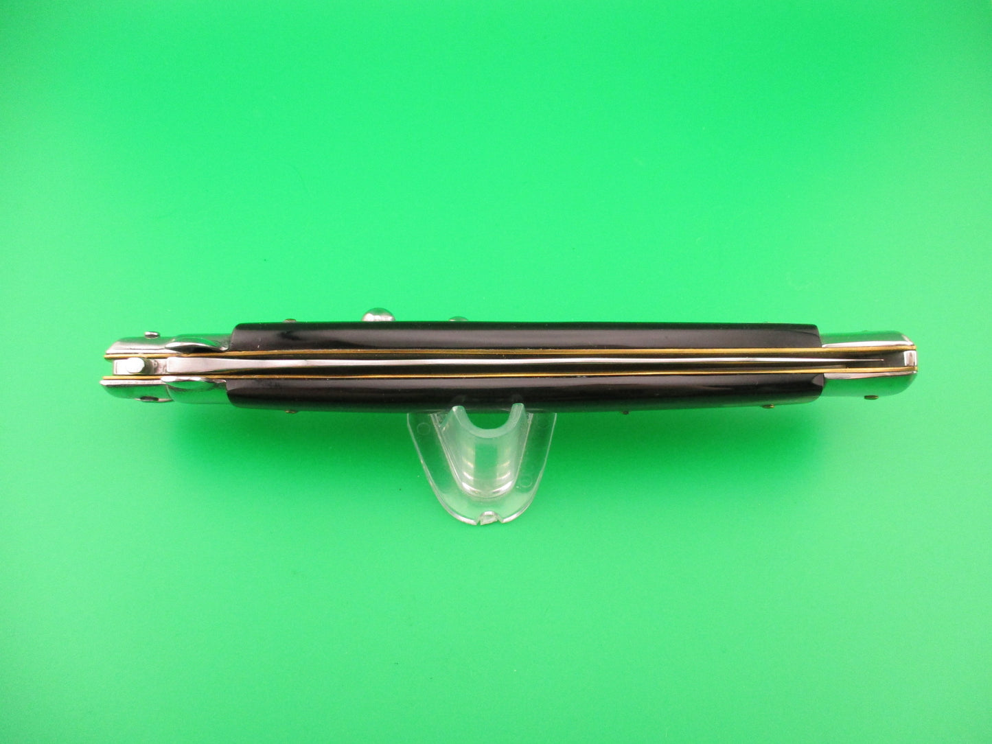 OSK MADE IN ITALY 33cm Italian KRIS swivel bolster Brazilian horn switchblade knife