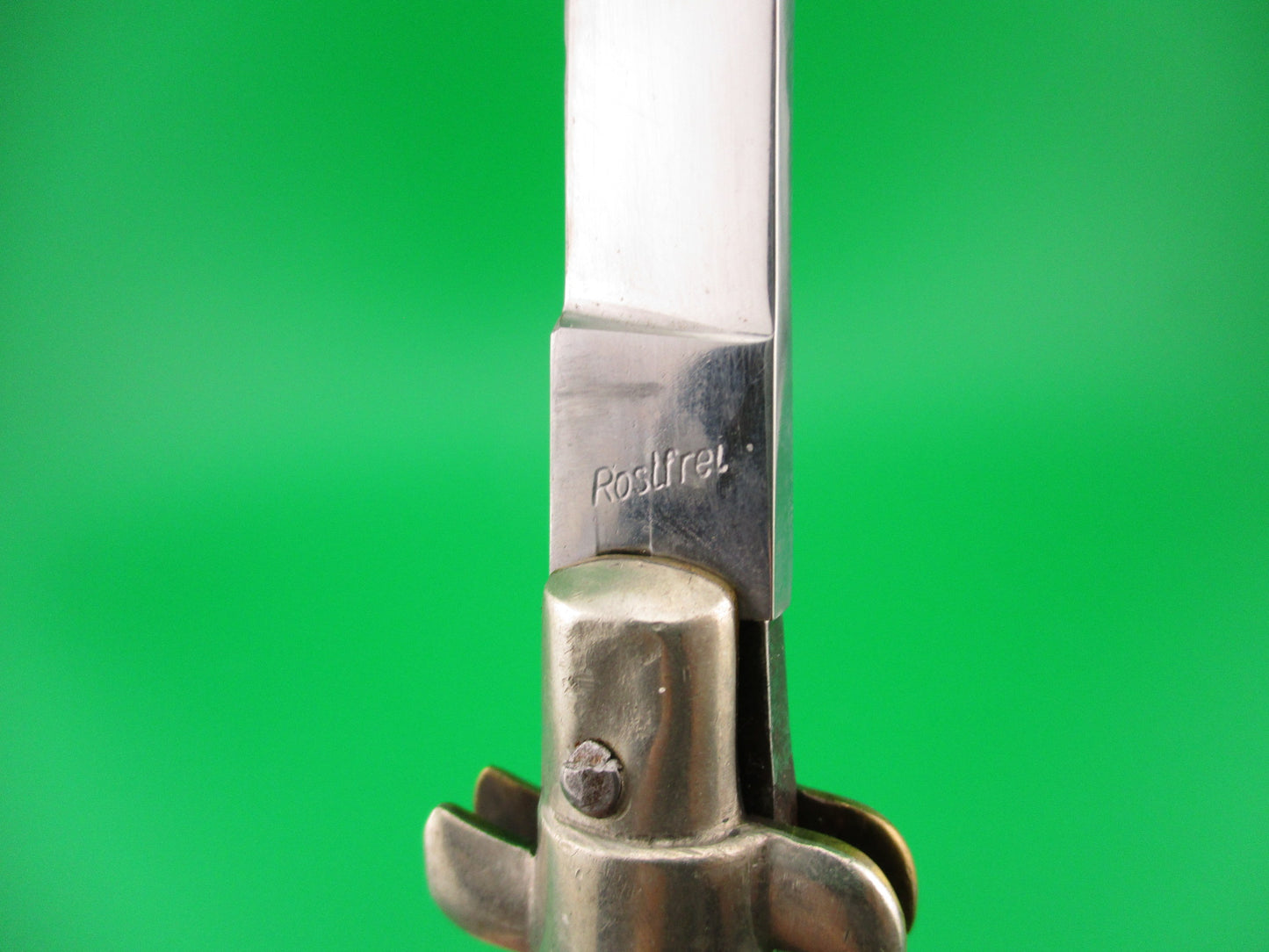 Rostfrei (slant) 19cm Italian BoBc Vintage Swedge Horn automatic knife