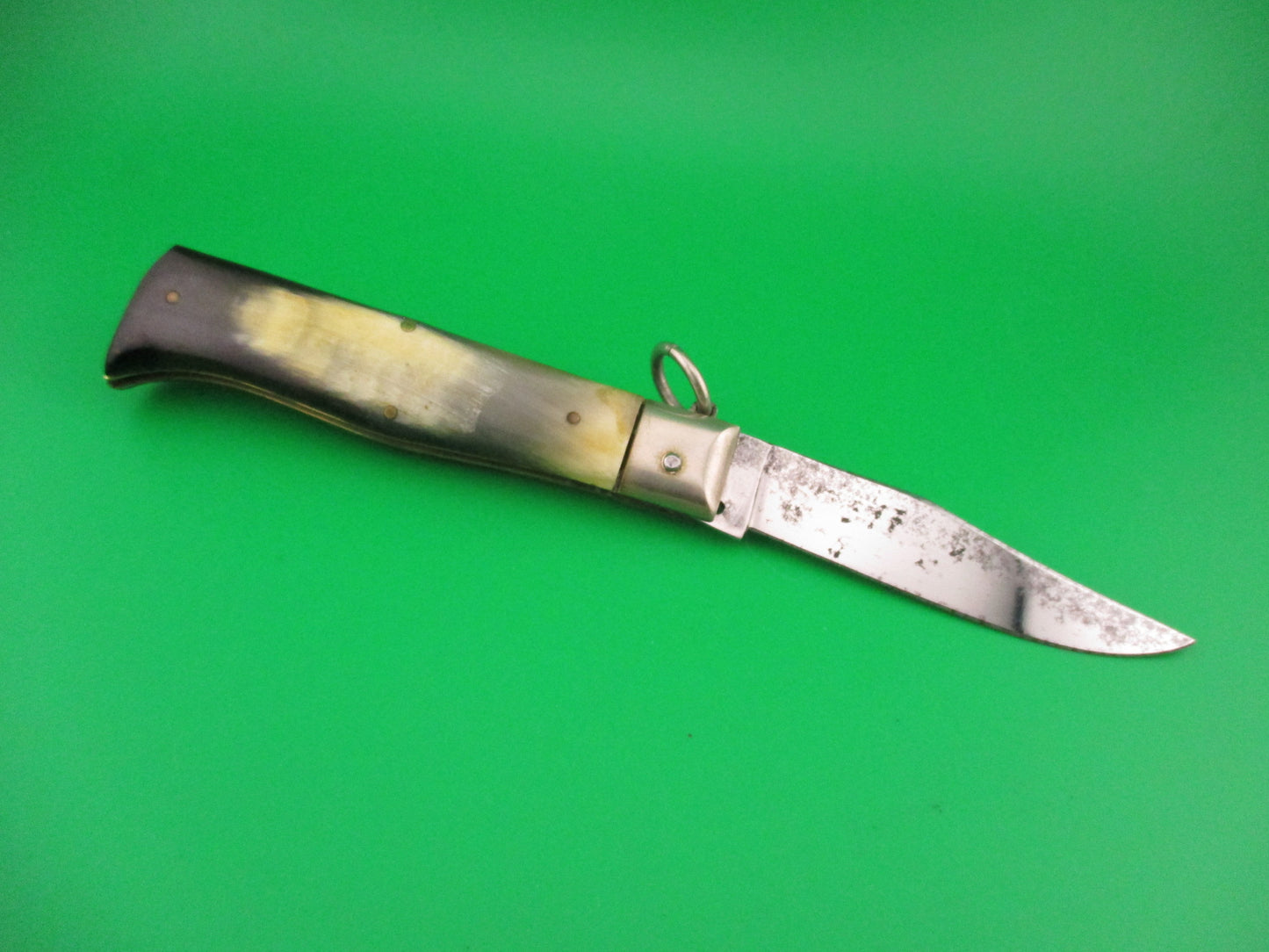 B SVOBODY 20cm Italian Ring Pull Hunter vintage automatic knife