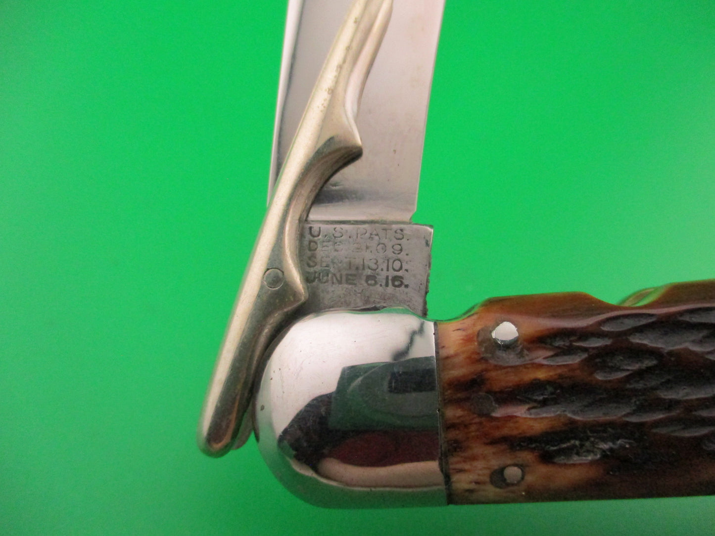 RARE LL BEAN Hunter's Pride folding guard vintage 1939 automatic knife & catalog