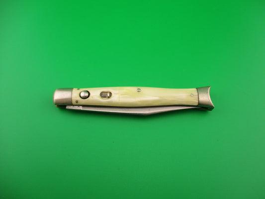 Schrade Cut Co 1514M Fishtail Marine Pearl vintage automatic knife