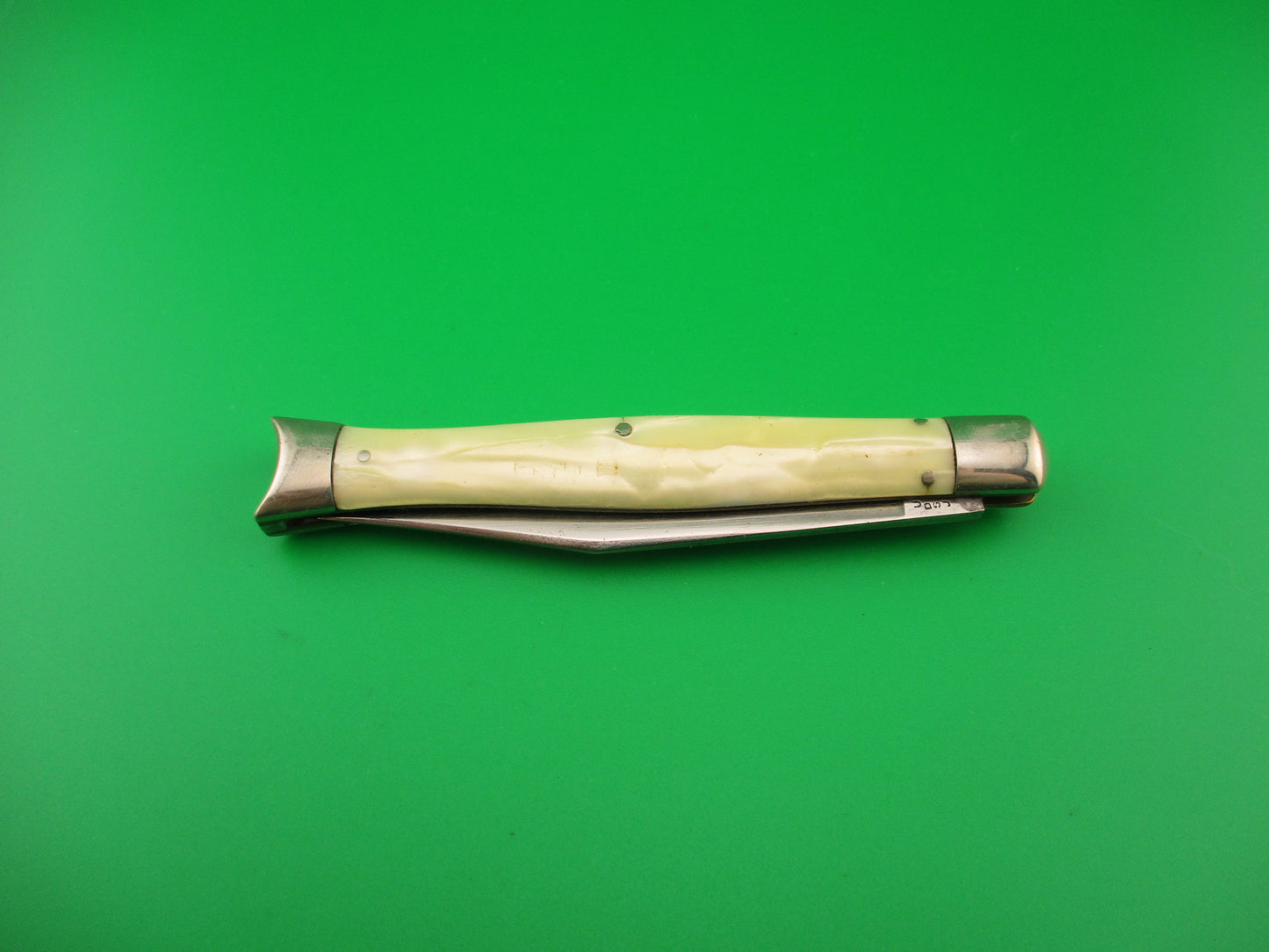 Schrade Cut Co 1514M Fishtail Marine Pearl vintage automatic knife