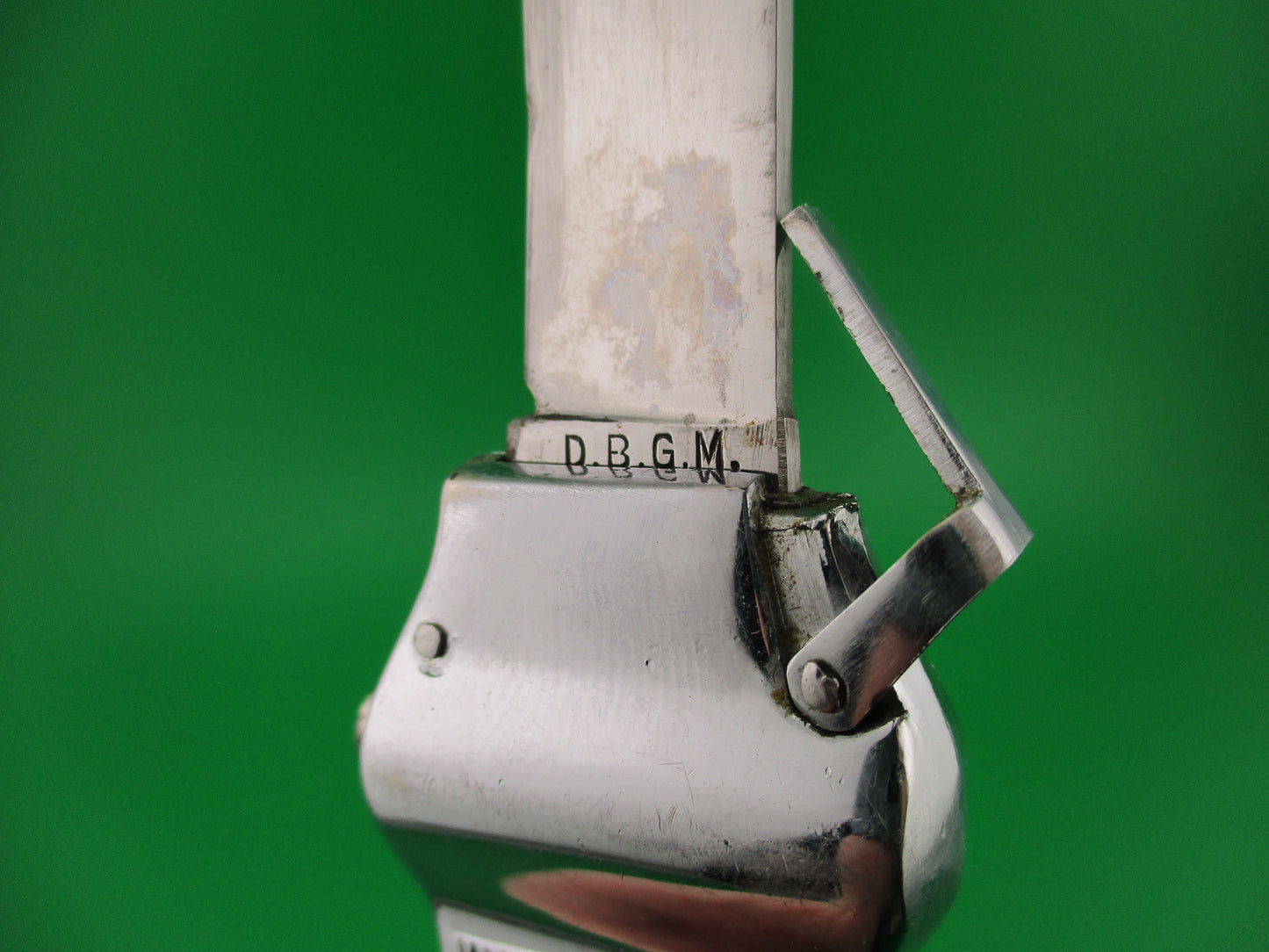 BONSA SOLINGEN D.B.G.M ROSTFREI 23cm German OTF Automatic Trapdoor knife all metal