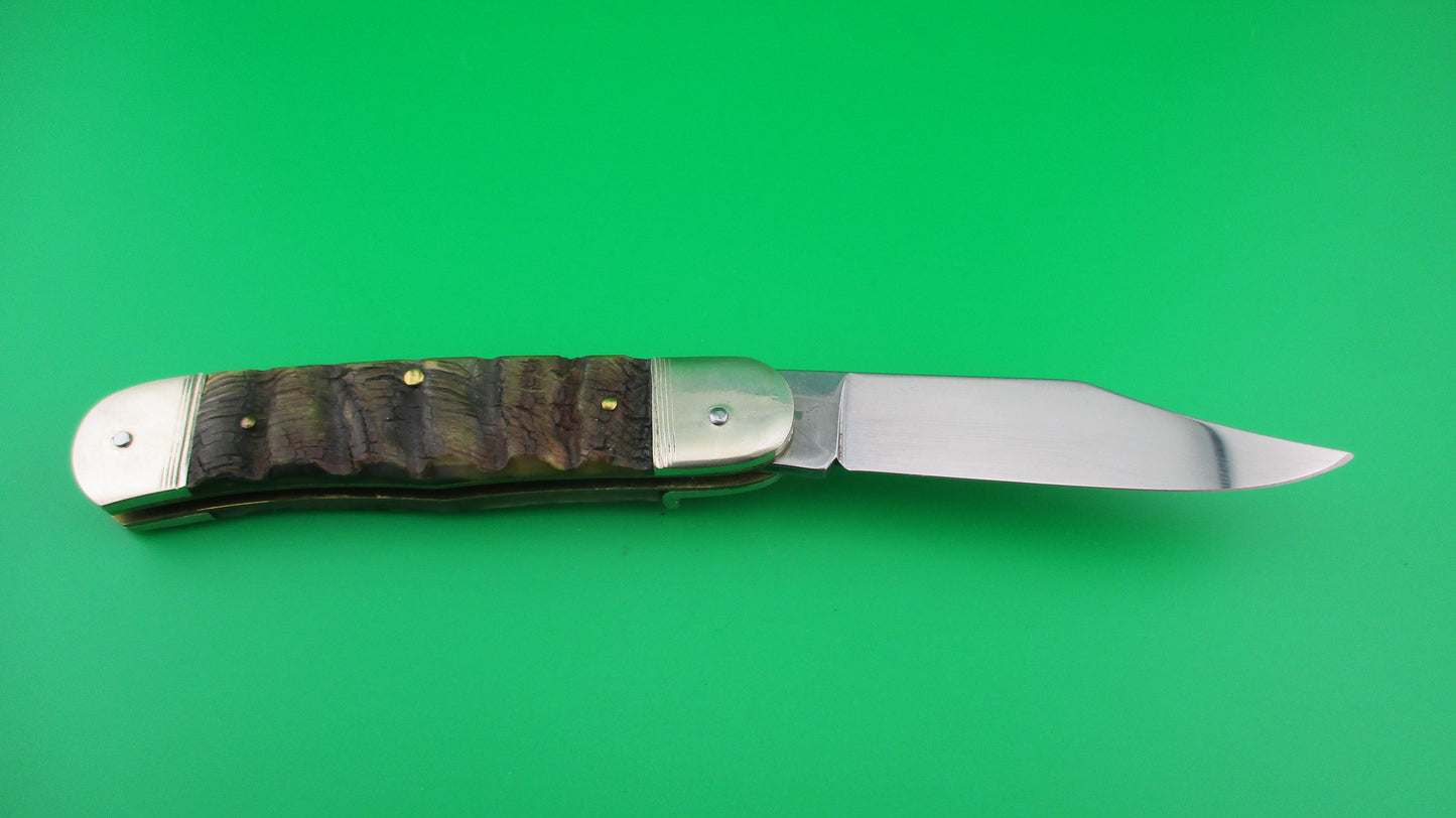 Hubertus 11cm Bighorn Edition Stainless SOLINGEN Lever switchblade knife