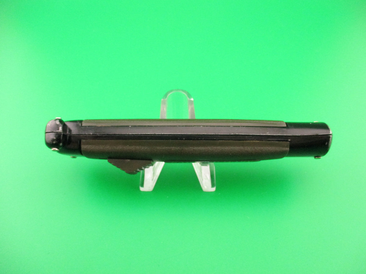STAINLESS STEEL 20cm NATO MILITARY DA OTF green automatic knife black bolsters