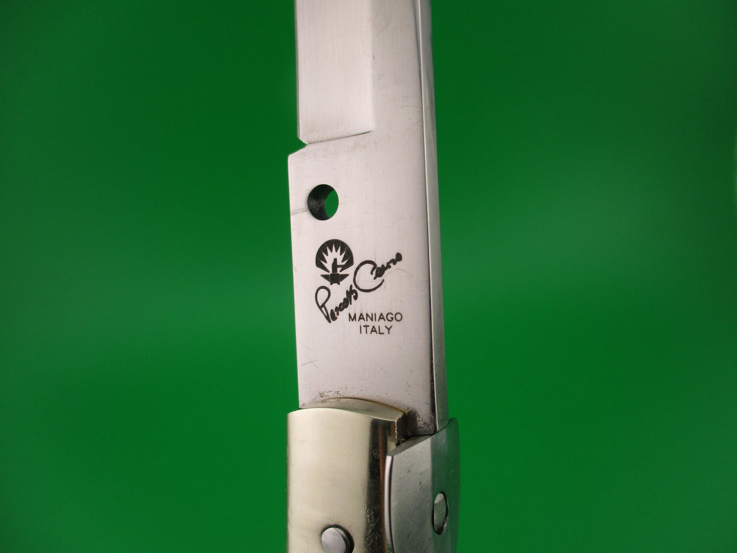 RENZO PASCOTTO 28cm Frosolone Style picklock Brazilian horn automatic knife