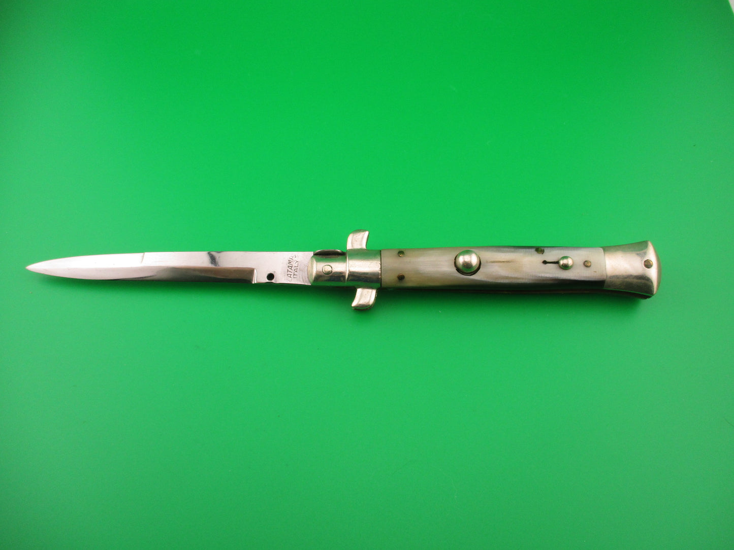 LATAMA ITALY 23cm Italian Picklock Bayonet blade 1950s vintage automatic knife