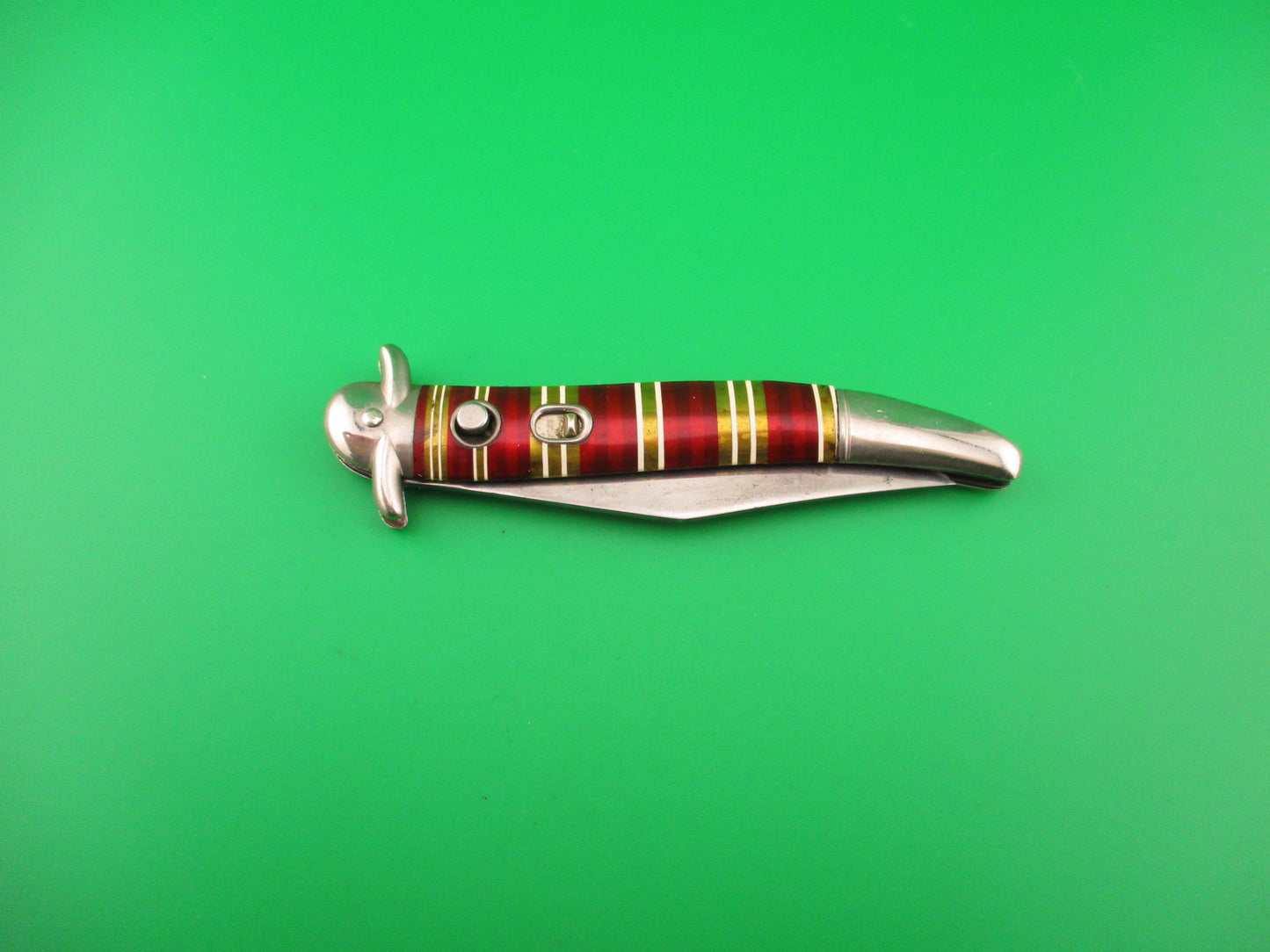 Hammer Brand Imperial toothpick crossguard candystripe vintage switchblade
