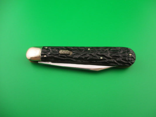 Flylock Hunter 11000 Large Single Black Wormgroove switchblade knife