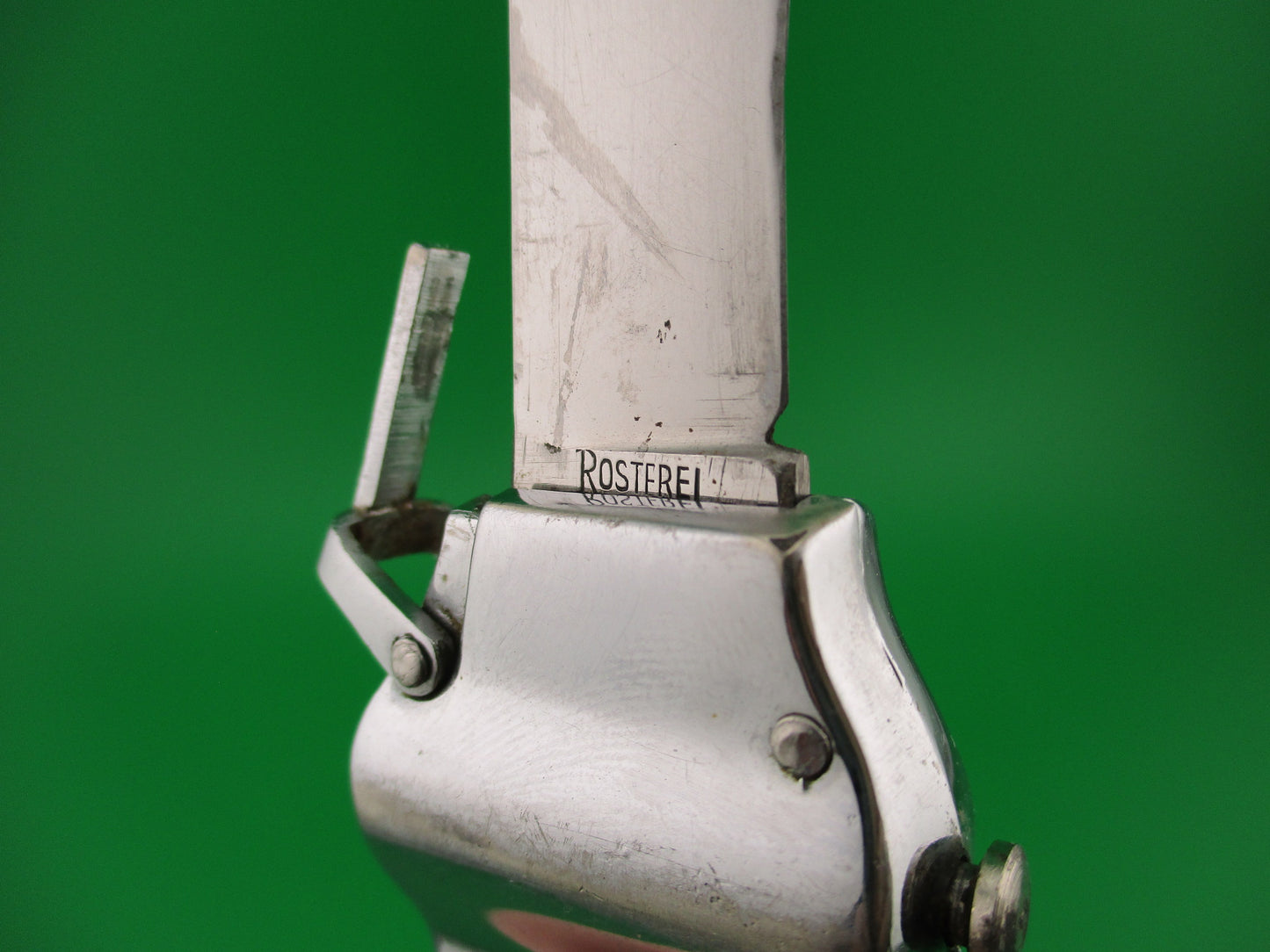BONSA SOLINGEN D.B.G.M ROSTFREI 23cm German OTF Automatic Trapdoor knife all metal