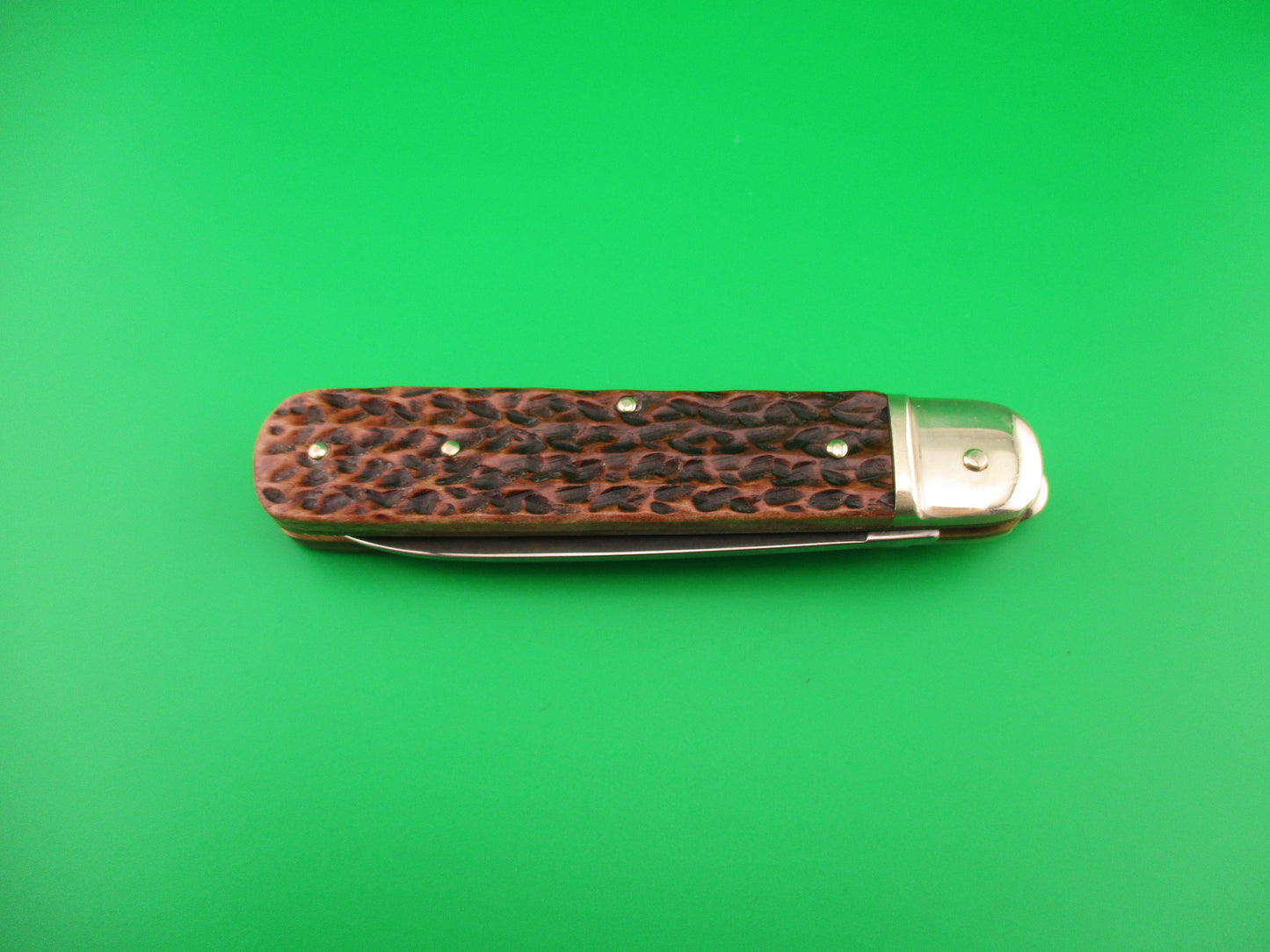 z BOKER TREE BRAND CLASSIC 712 11cm German Lever automatic knife Jigged bone