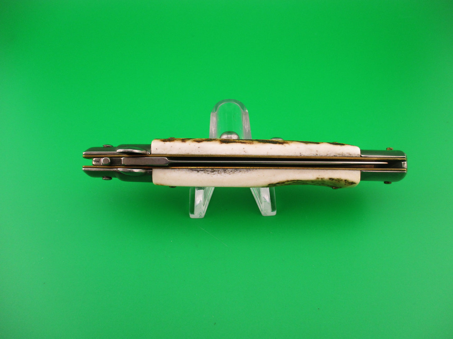 STILETTO ITALY 22cm Italian stiletto Stag swivel bolster automatic knife