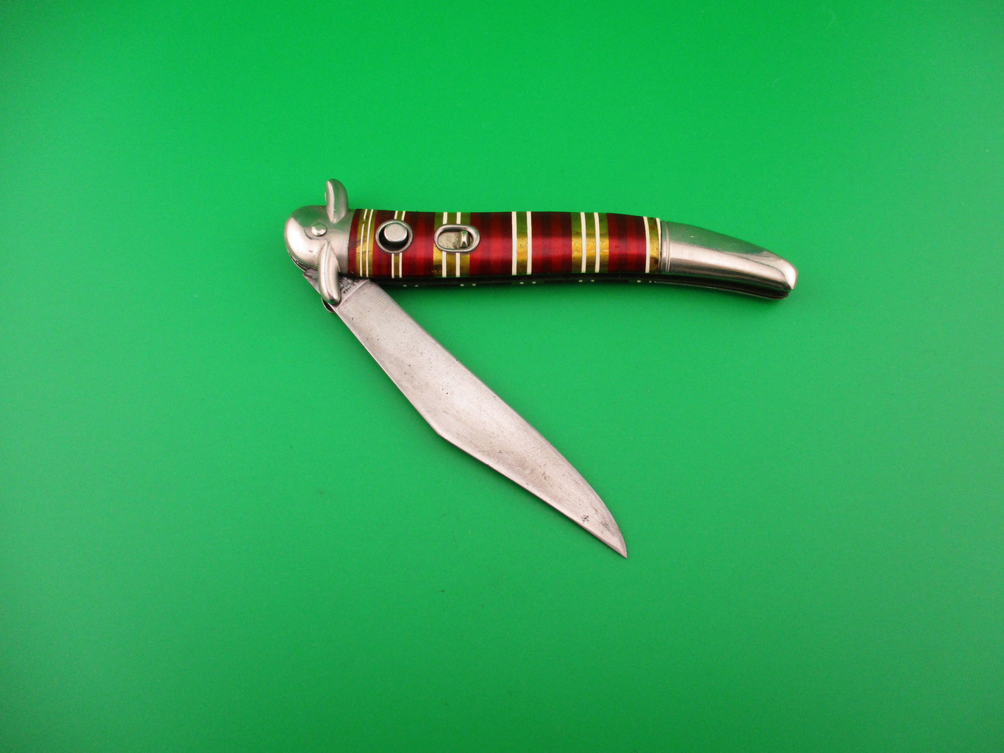Hammer Brand Imperial toothpick crossguard candystripe vintage switchblade