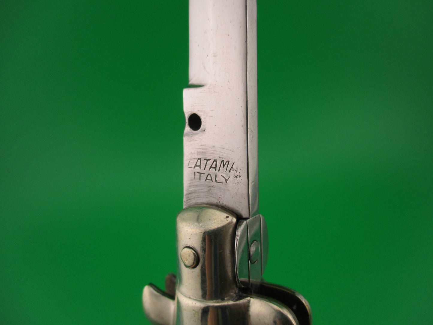 LATAMA ITALY 23cm Italian Picklock Bayonet blade 1950s vintage automatic knife