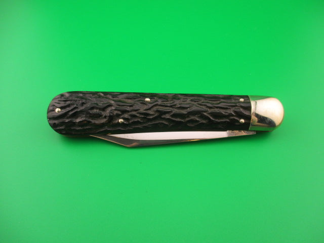 Flylock Hunter 11000 Large Single Black Wormgroove switchblade knife