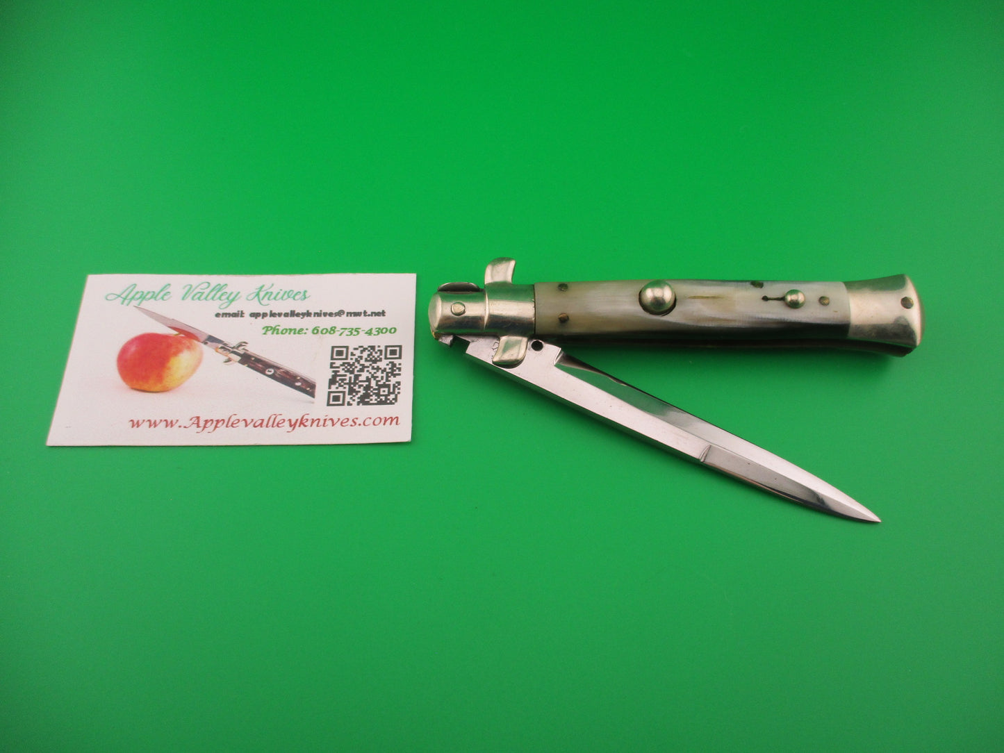 LATAMA ITALY 23cm Italian Picklock Bayonet blade 1950s vintage automatic knife