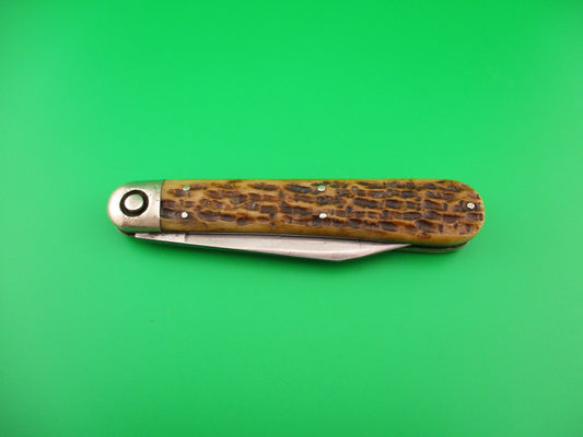 Press Button Knife Co #1000 INVINCIBLE antique switchblade knife