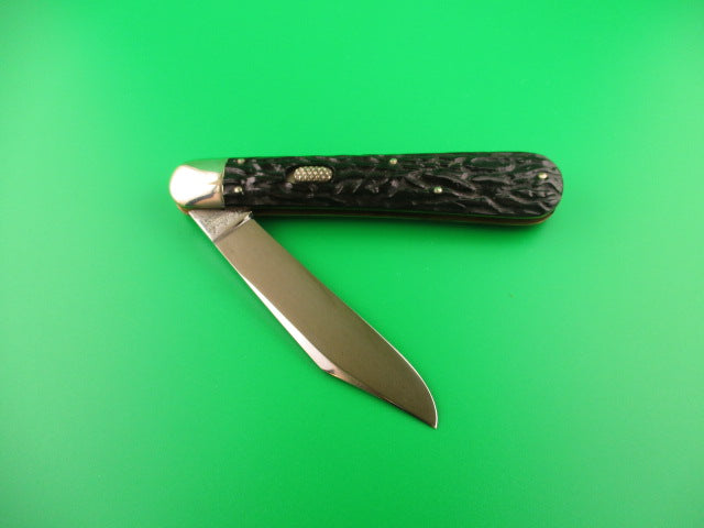 Flylock Hunter 11000 Large Single Black Wormgroove switchblade knife