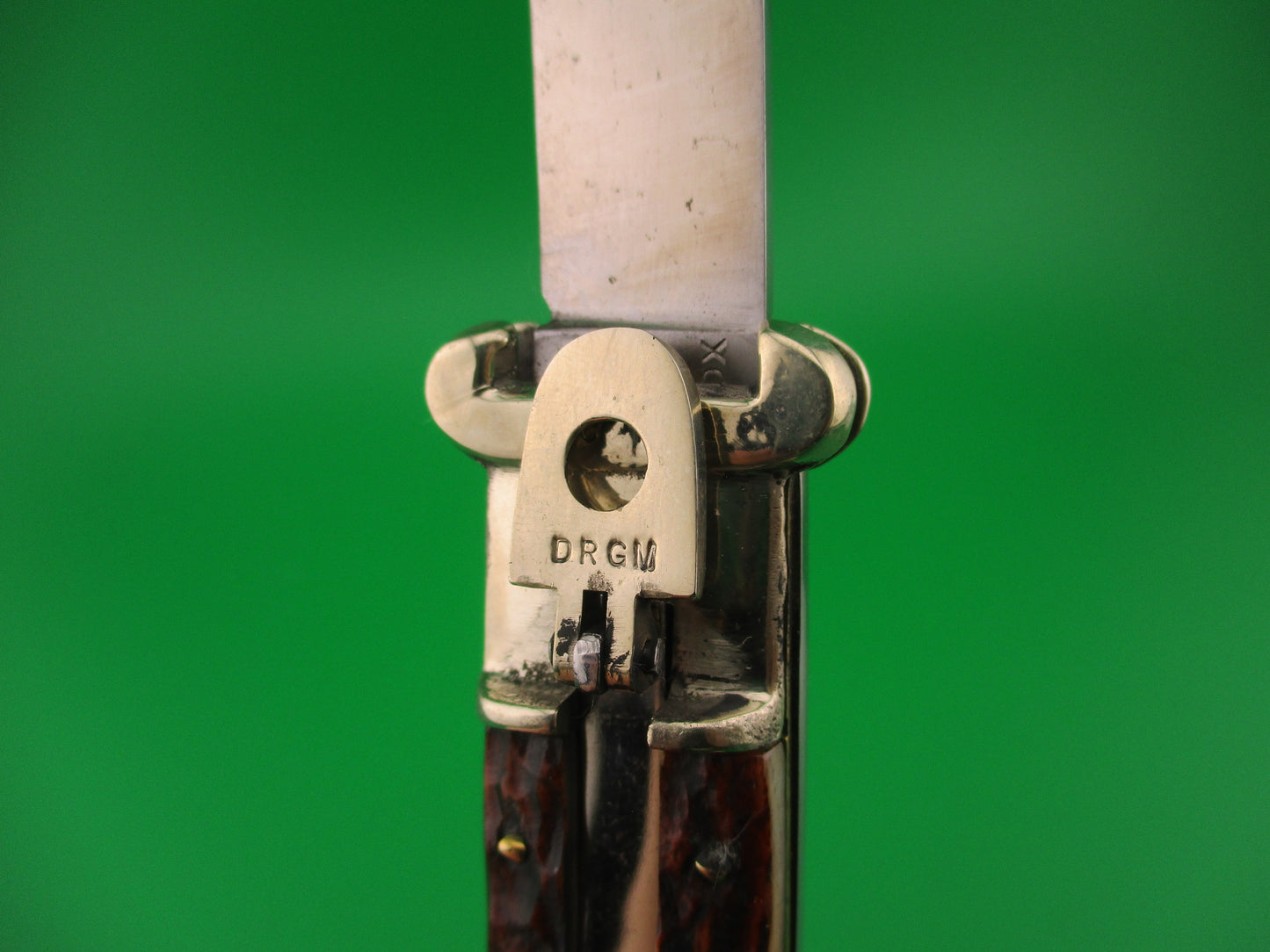 GEBR WEYERSBERG SOLINGEN INOX 20cm German Shell Puller Lever automatic knife