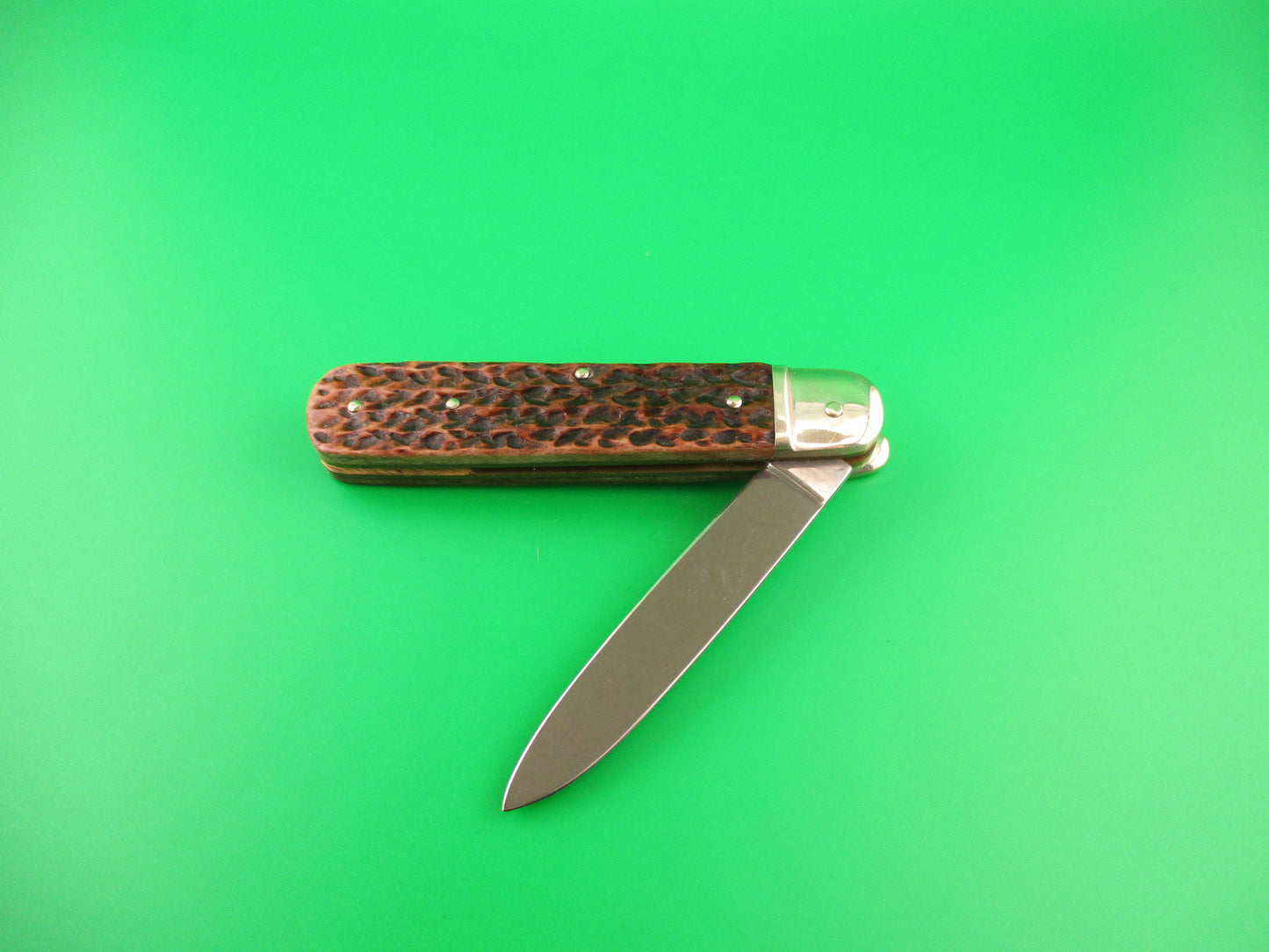 z BOKER TREE BRAND CLASSIC 712 11cm German Lever automatic knife Jigged bone