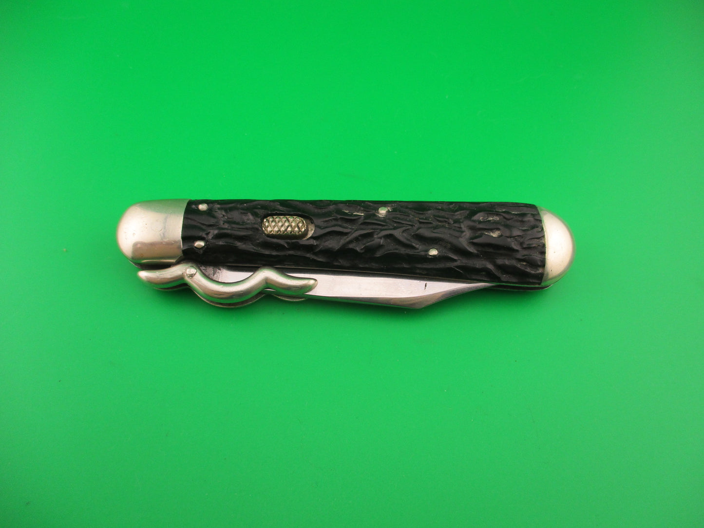 Flylock Vintage Hunter Lazy W folding guards automatic knife #11004