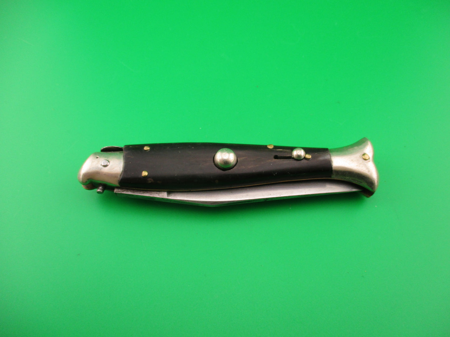 Sterile 20cm Italian Fishtail Vintage Picklock Horn automatic knife