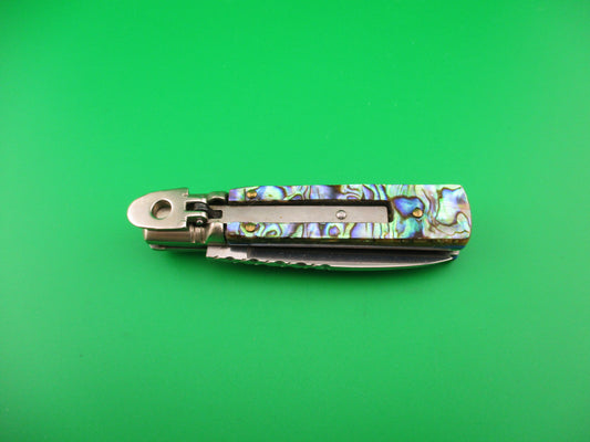 Sterile 16cm Italian Lever Abalone File Work automatic knife