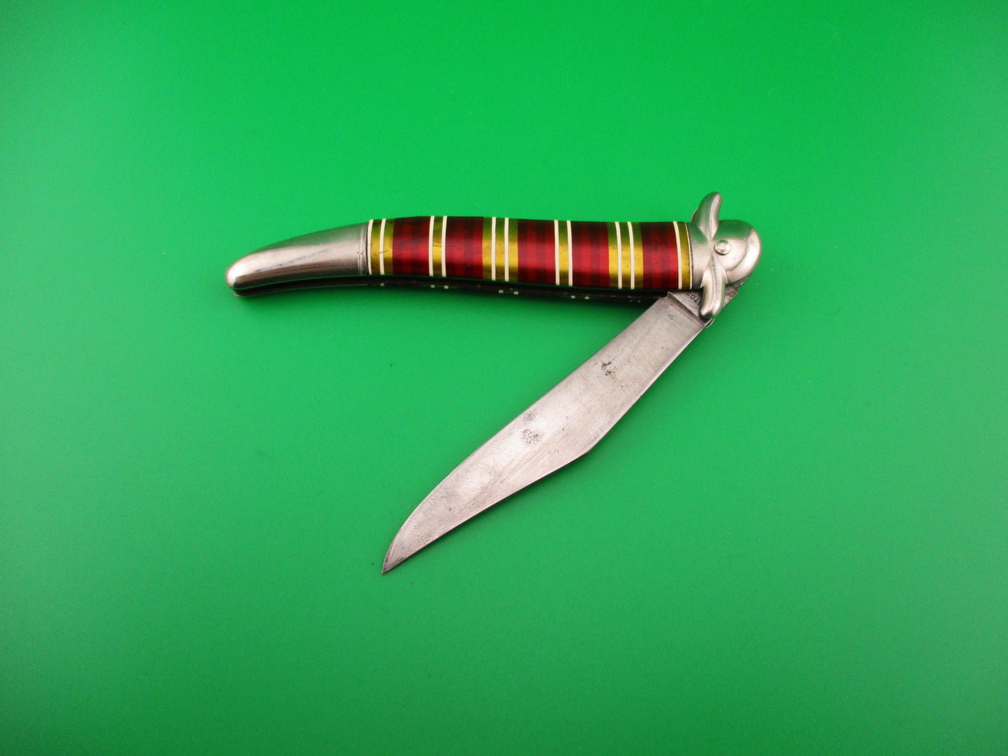 Hammer Brand Imperial toothpick crossguard candystripe vintage switchblade