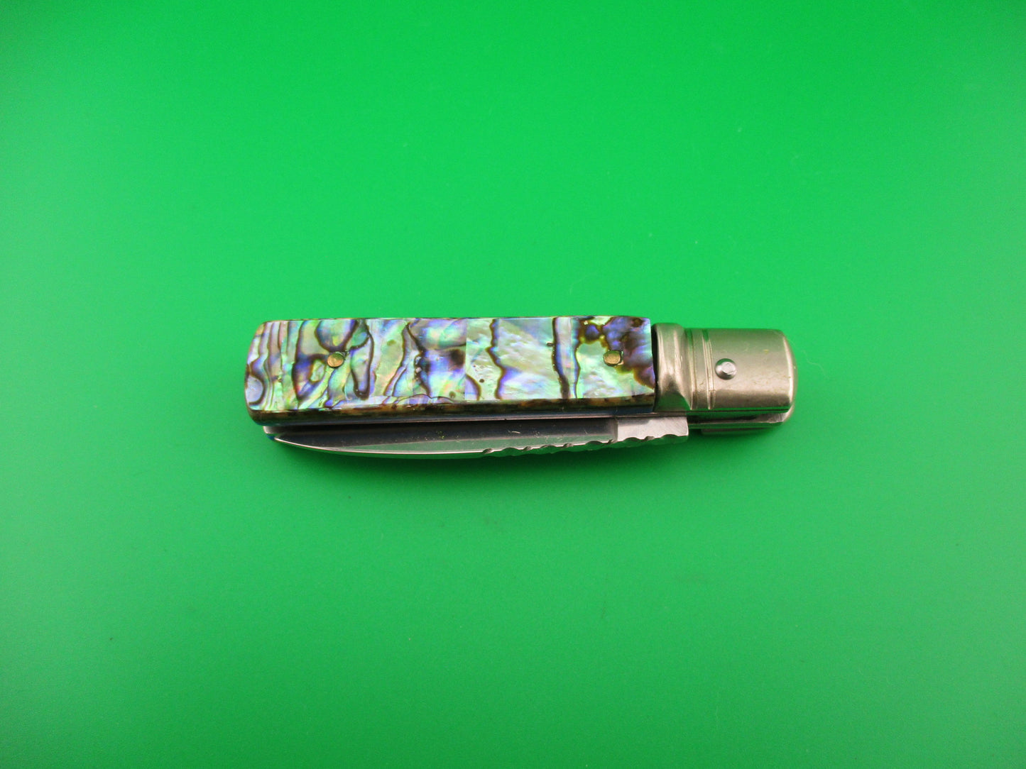 Sterile 16cm Italian Lever Abalone File Work automatic knife
