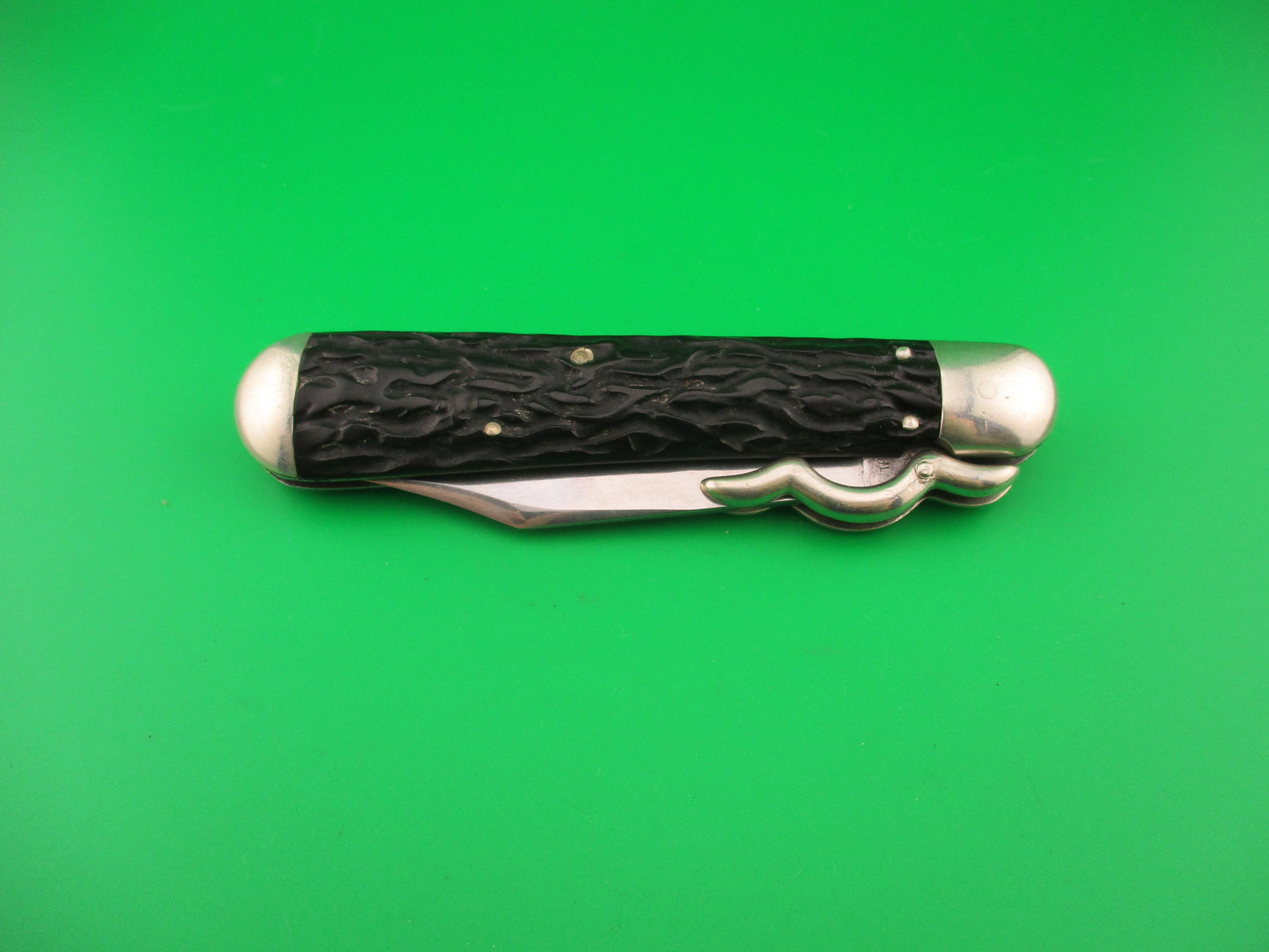 Flylock Vintage Hunter Lazy W folding guards automatic knife #11004