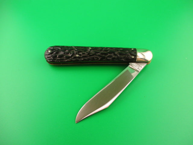 Flylock Hunter 11000 Large Single Black Wormgroove switchblade knife