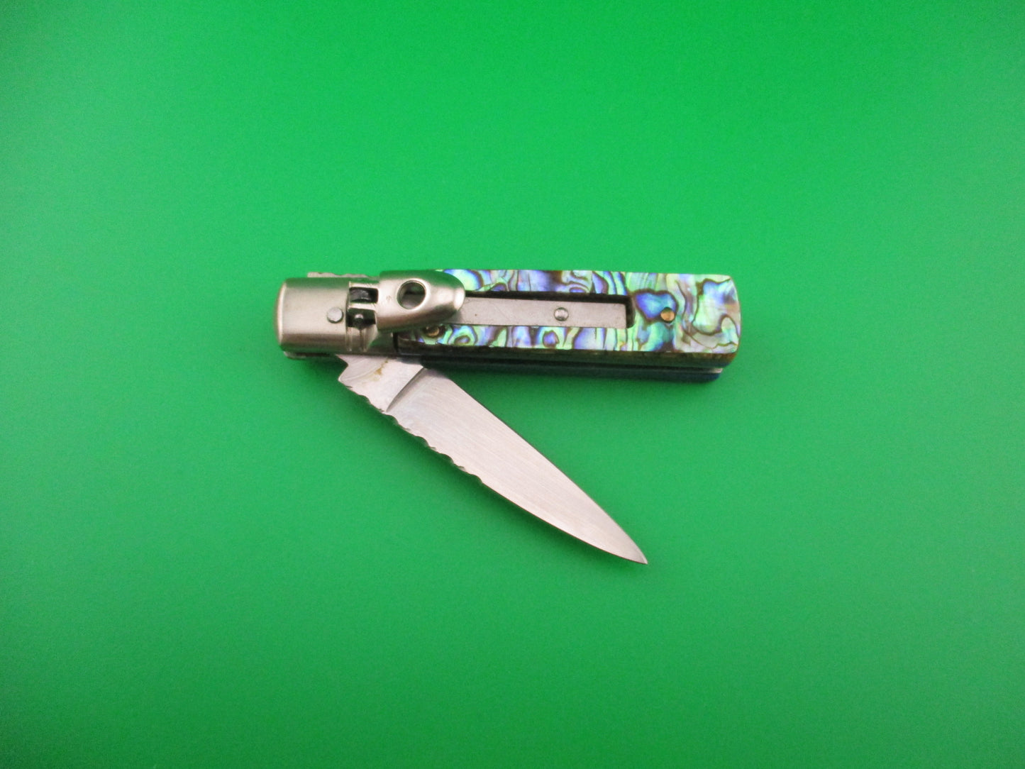 Sterile 16cm Italian Lever Abalone File Work automatic knife