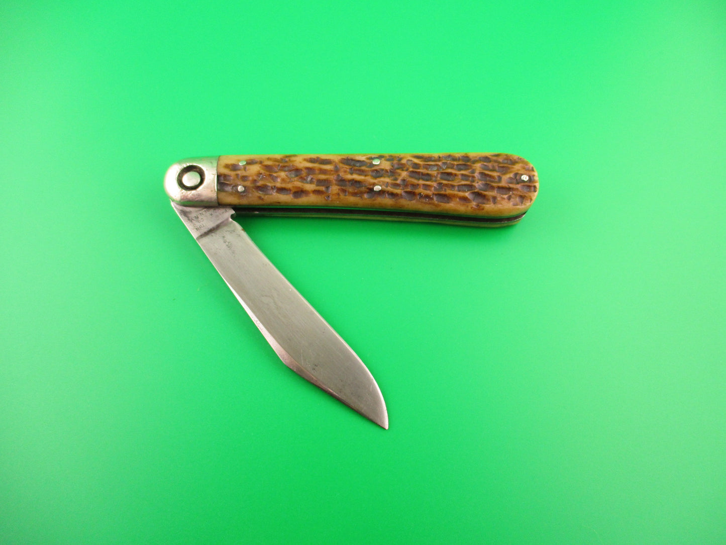 Press Button Knife Co #1000 INVINCIBLE antique switchblade knife
