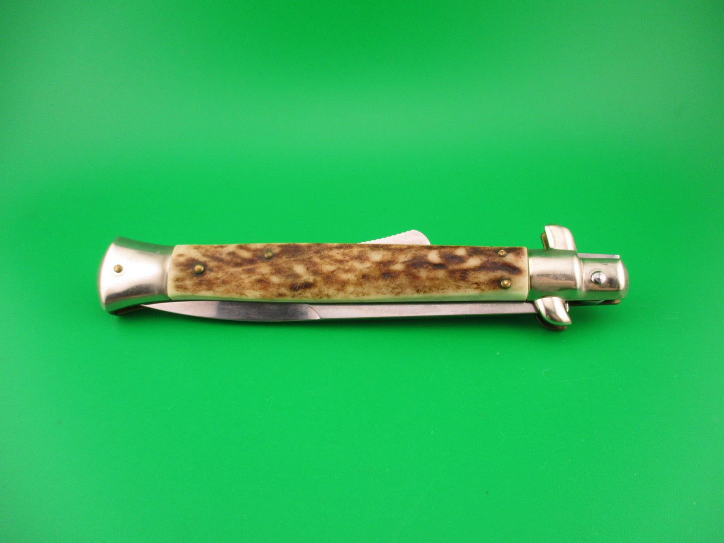 Frank Beltrame 28cm Italian Humpback Stag Limited Edition automatic knife