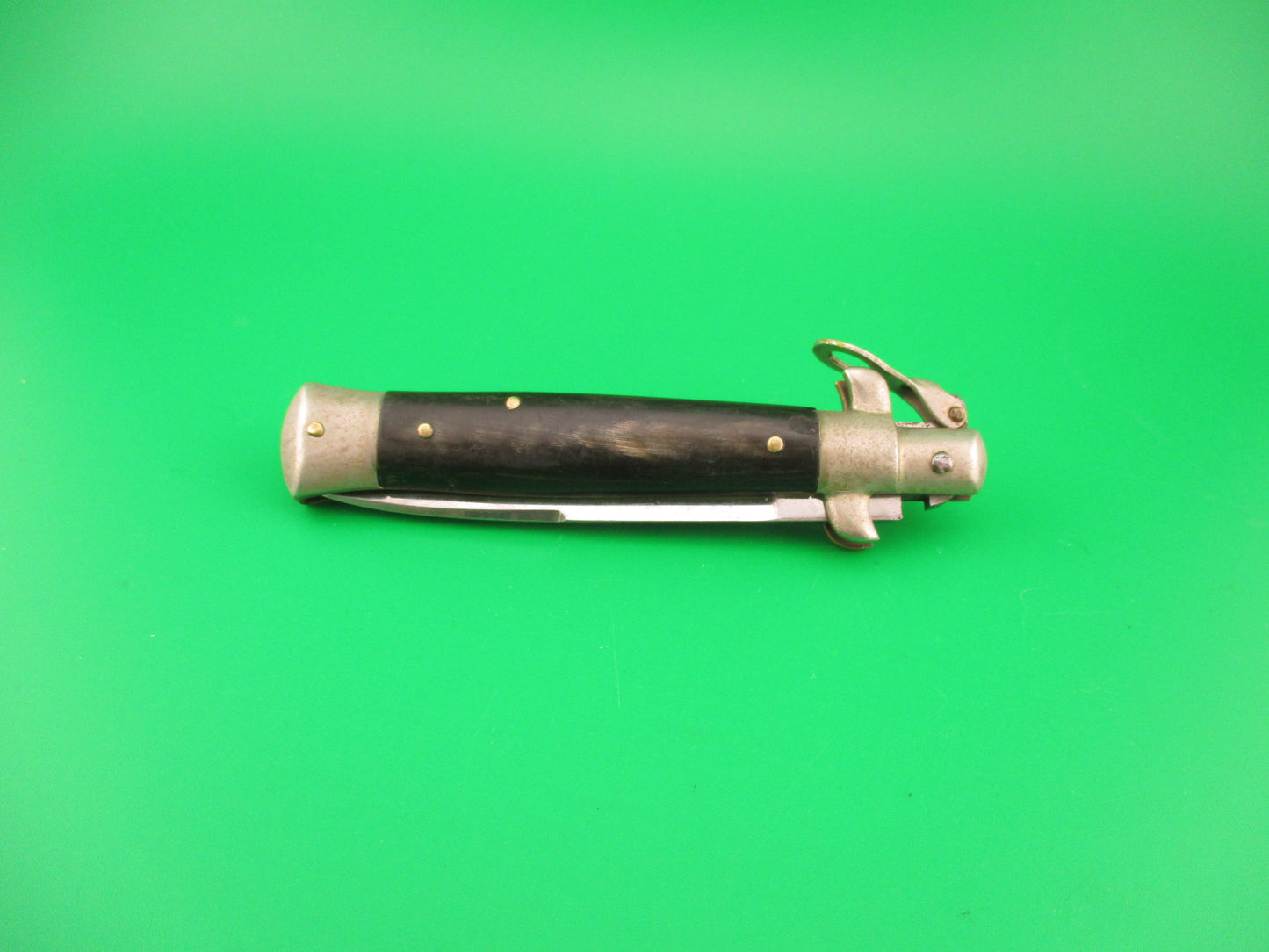 INOX PATENT 35958 18cm Italian Stiletto Fulcrum release vintage automatic knife