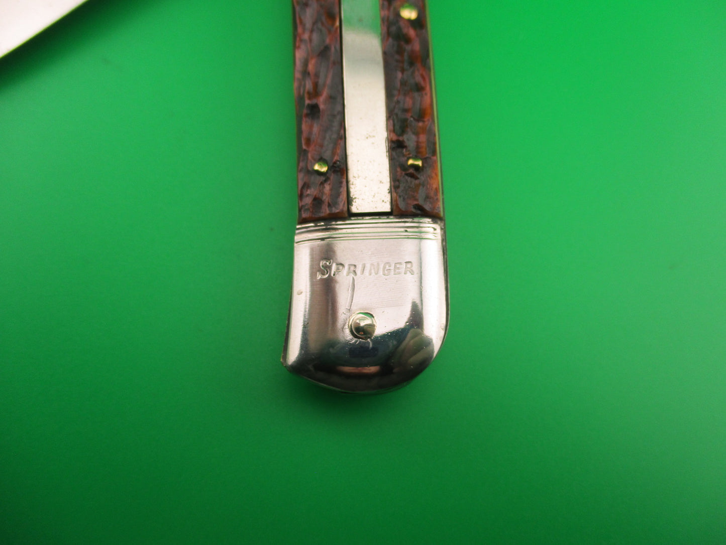 GEBR WEYERSBERG SOLINGEN INOX 20cm German Shell Puller Lever automatic knife