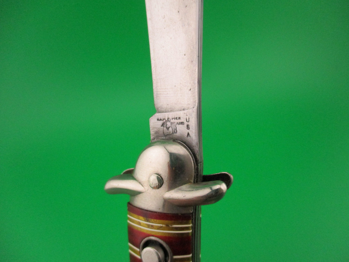 Hammer Brand Imperial toothpick crossguard candystripe vintage switchblade