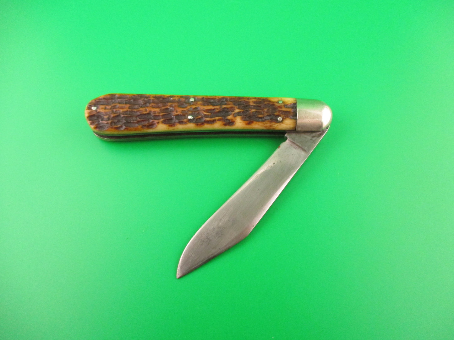 Press Button Knife Co #1000 INVINCIBLE antique switchblade knife