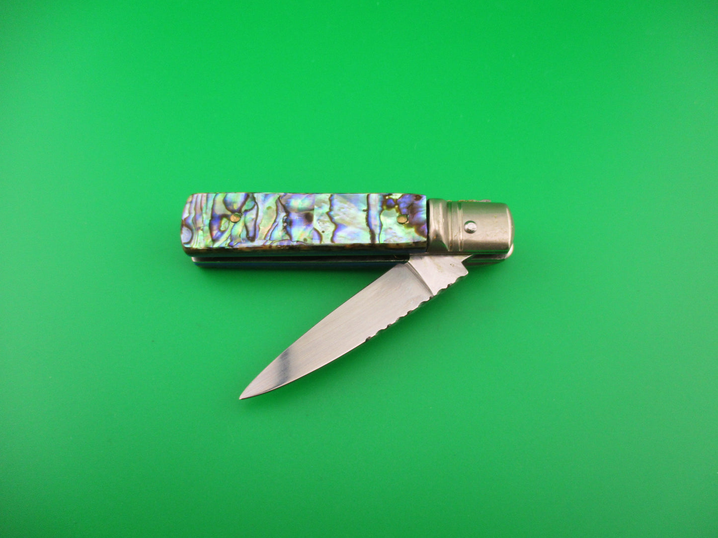 Sterile 16cm Italian Lever Abalone File Work automatic knife
