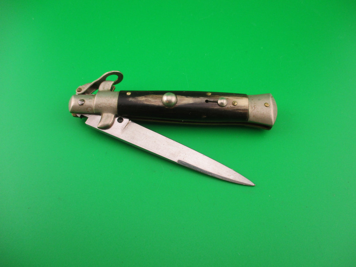 INOX PATENT 35958 18cm Italian Stiletto Fulcrum release vintage automatic knife