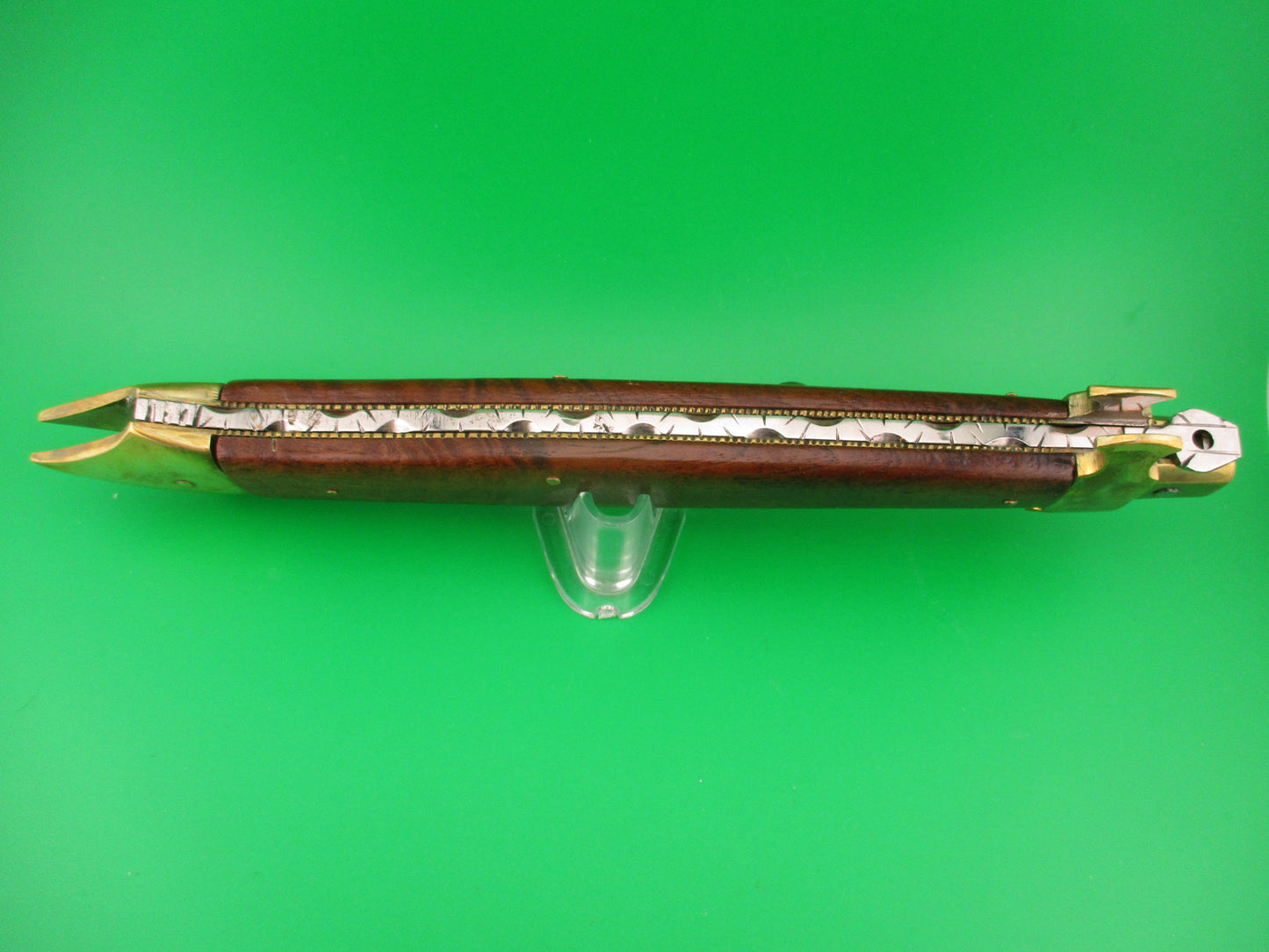 Customized 47cm Italian Picklock Medieval Brass Skull Crusher Large Automatic knife