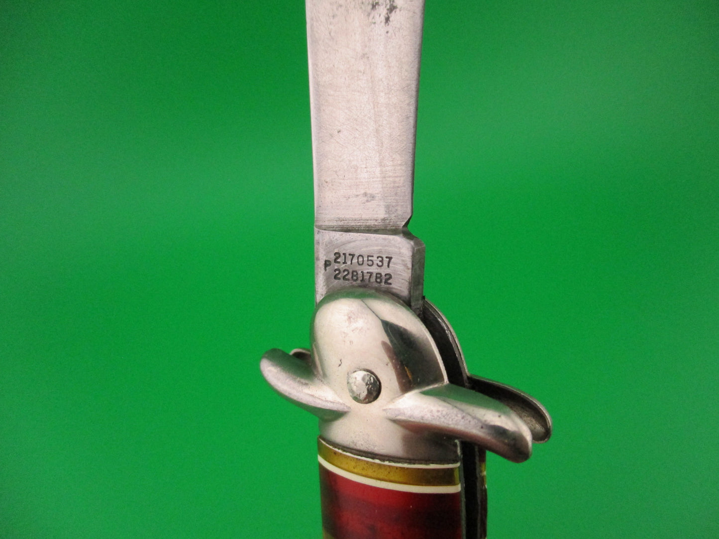 Hammer Brand Imperial toothpick crossguard candystripe vintage switchblade