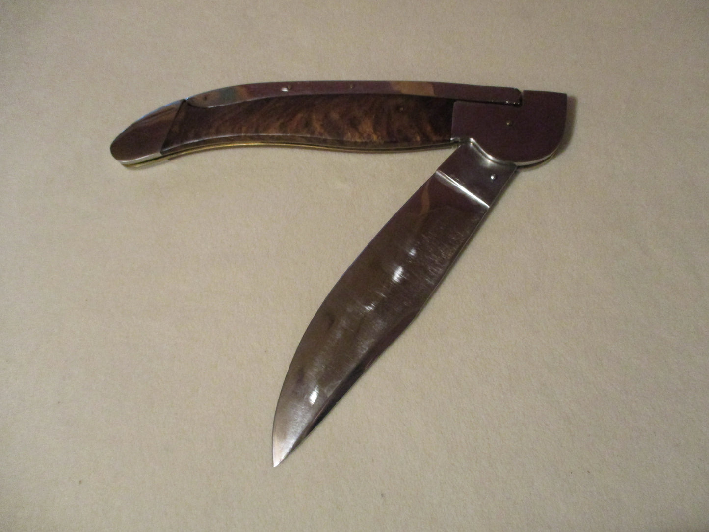 Kabar Grizzly Inspired 24 inch Custom Automatic knife w handmade leather sheath