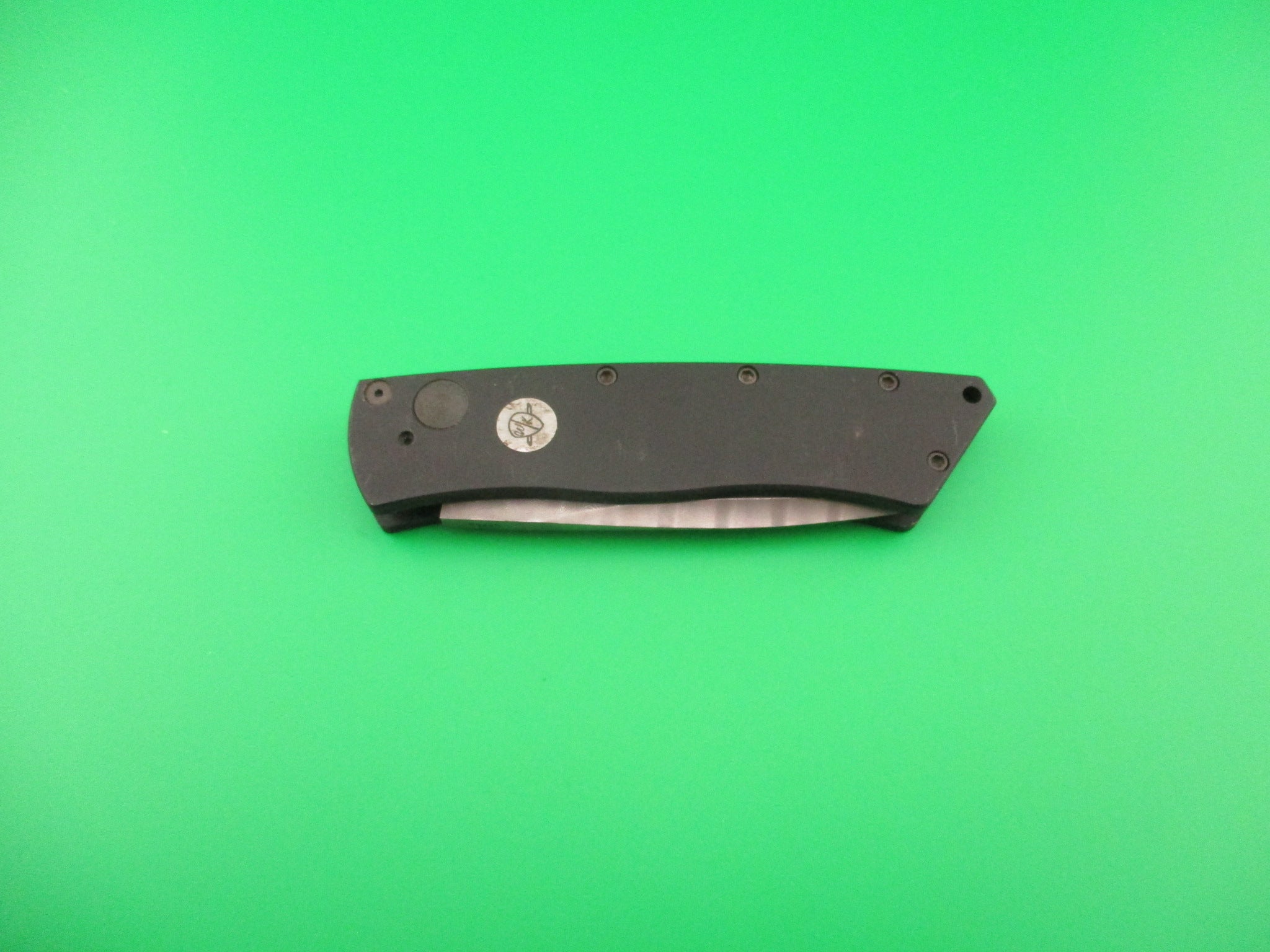 BREND WK 7 Inch White Wolf Damascus Coil Spring automatic knife – Apple ...