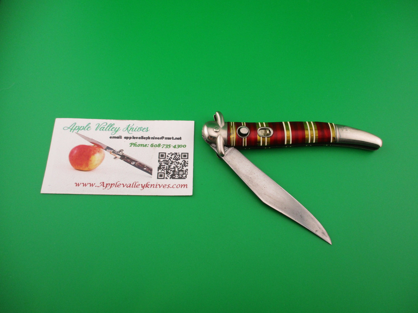 Hammer Brand Imperial toothpick crossguard candystripe vintage switchblade