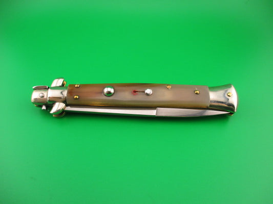 FRANK B ITALY 28cm Italian Picklock Stiletto Bayonet Honey Red dot automatic knife