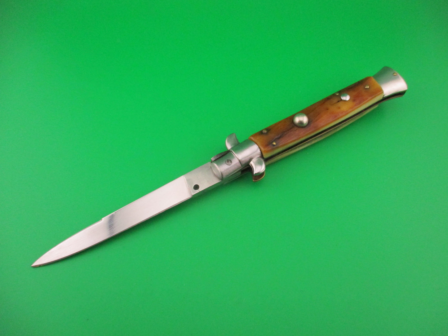 VIRGINIA INOX 23cm Italian Transitional Stag Stiletto switchblade knife