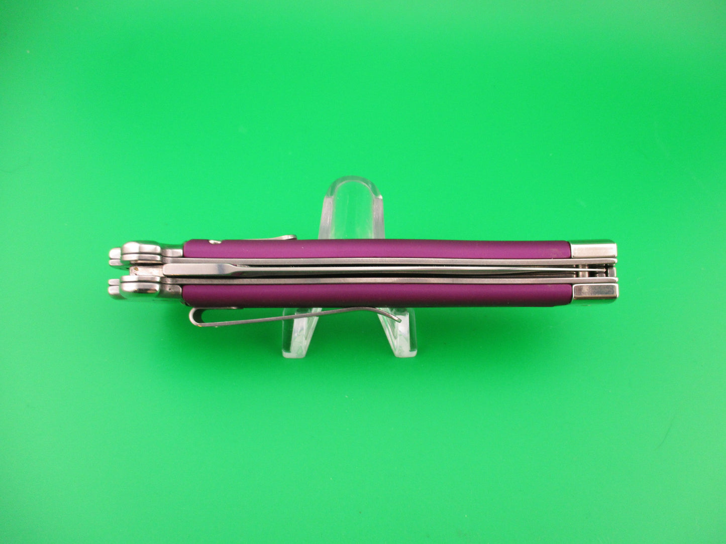 AGA CAMPOLIN ZERO 22cm Italian Inverted Lever Purple automatic knife 2018