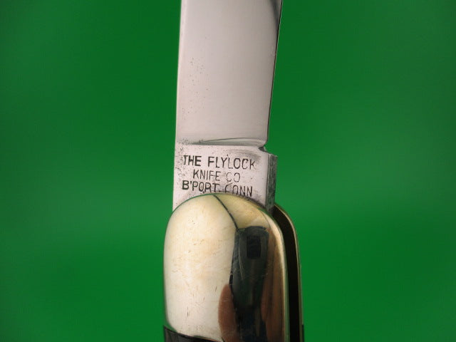 Flylock Hunter 11000 Large Single Black Wormgroove switchblade knife